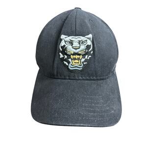 Vintage Jaguar Car Racing Hat Black Snapback Cap Made in USA Tiger Patch Unisex